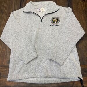 Bush Cheney 55th Presidential Inauguration Pullover 1/4 zip Sweater Mens Size M